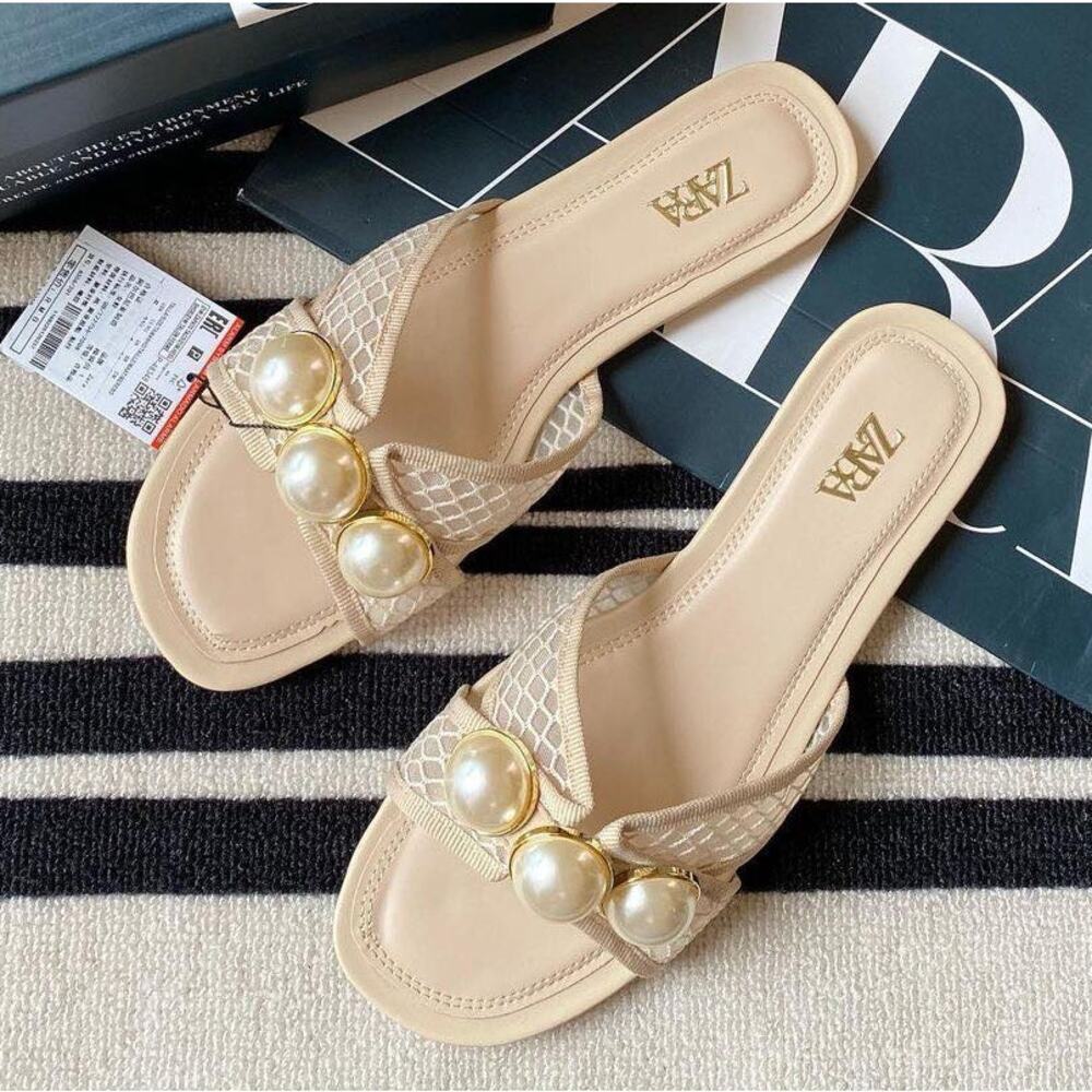 ZARA Mesh Slides NWT - Picture 6 of 12